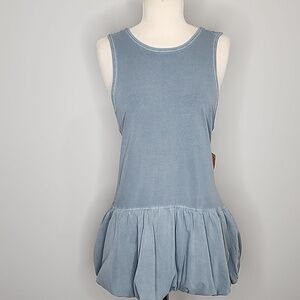 Free People Movement Hot Shot Bubble Dress Size Small Summer Storm Casual
